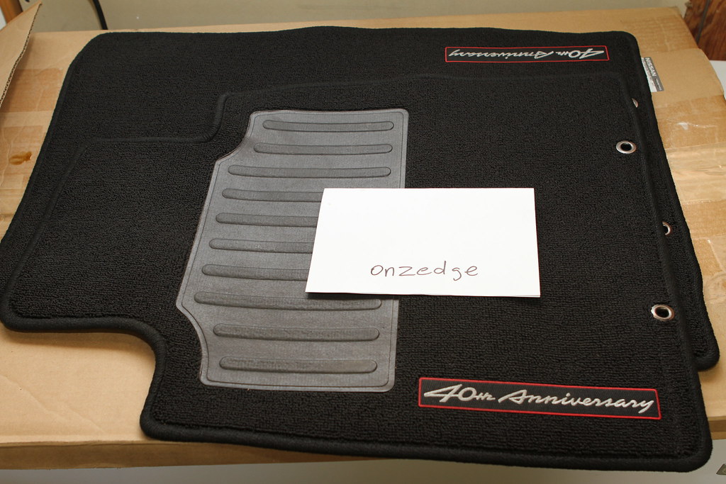 [For Sale] 40th Anniversary Floor Mats Nissan 370Z Forum
