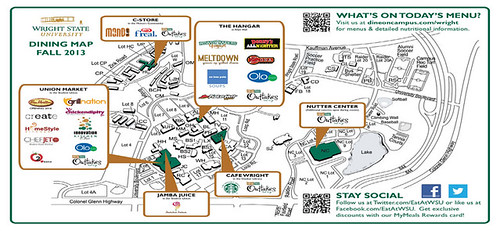 Wright State University Map Wright State Map Gadgets 2018