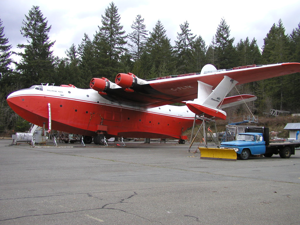 Martin JRM Mars water bomber, Sproat Lake near Port Albern… Flickr