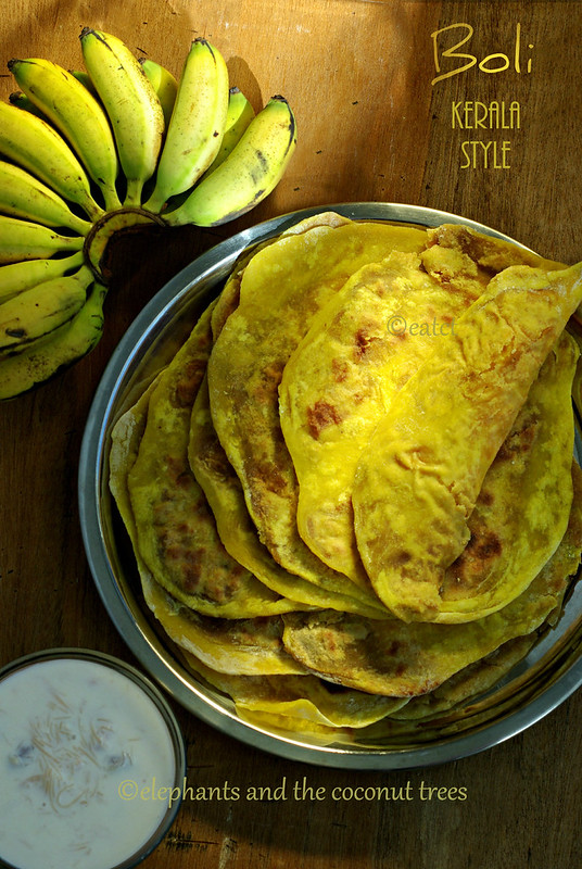 Boli Kerala Style / Puran poli / Kerala sadya recipe elephants and