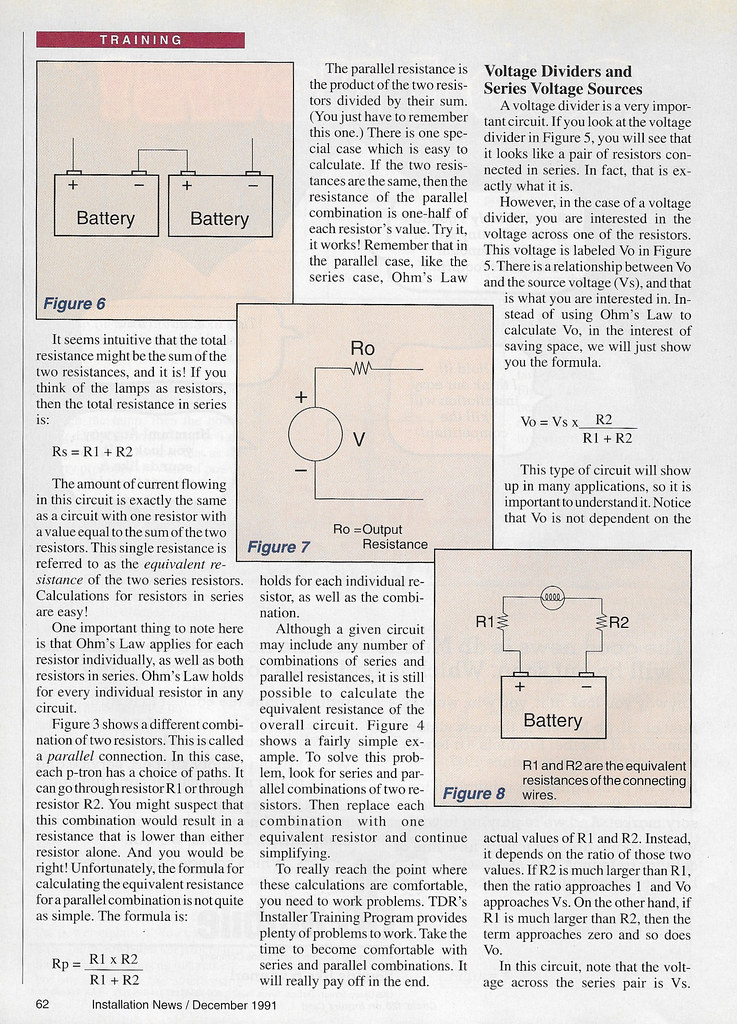 Current Times Voltage Equals Power 1991 Installation News