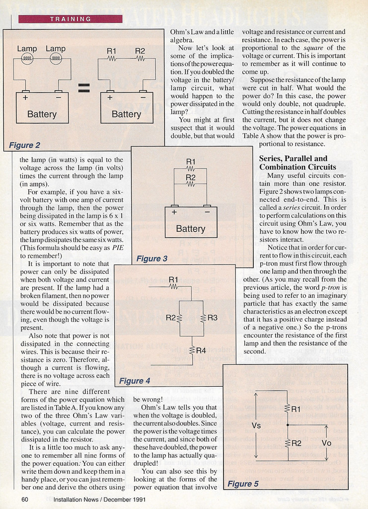 Current Times Voltage Equals Power 1991 Installation News