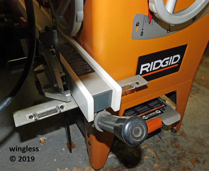 wingless' Ridgid R4511 Granite Top Table Saw Ridgid Power Tool
