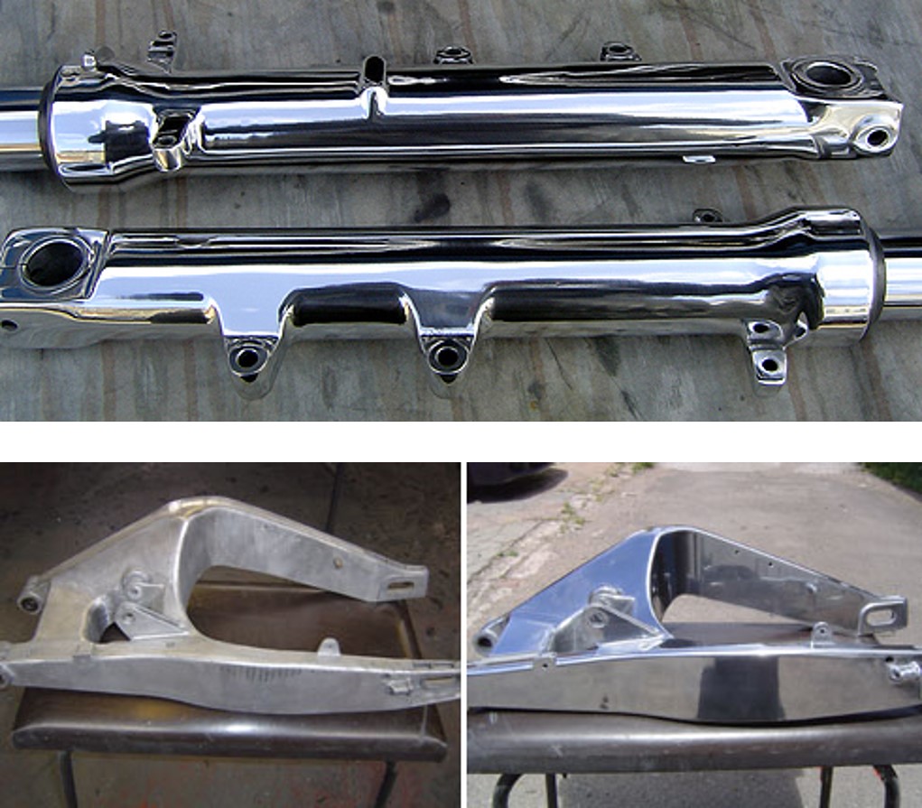 CLASSIC MOTOR BIKE POLISHING KIT HARLEY TRIUMPH CRUISER PRO POLISH