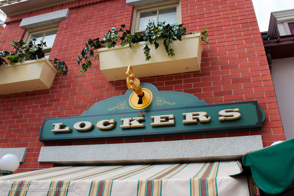 Lockers at Disney Character Central