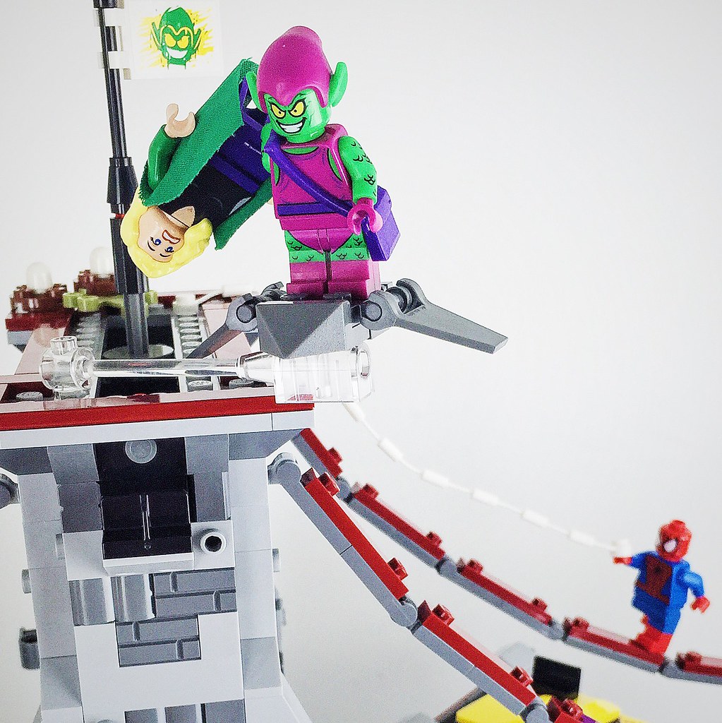 Lego spiderman green goblin glider instructions
