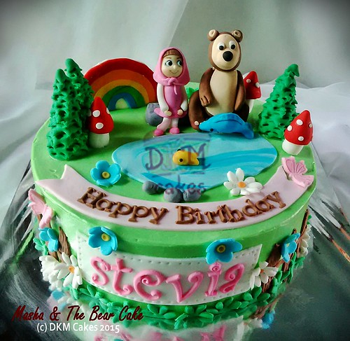 Kue Ulang Tahun Anak Masha And The Bear Berbagai Kue
