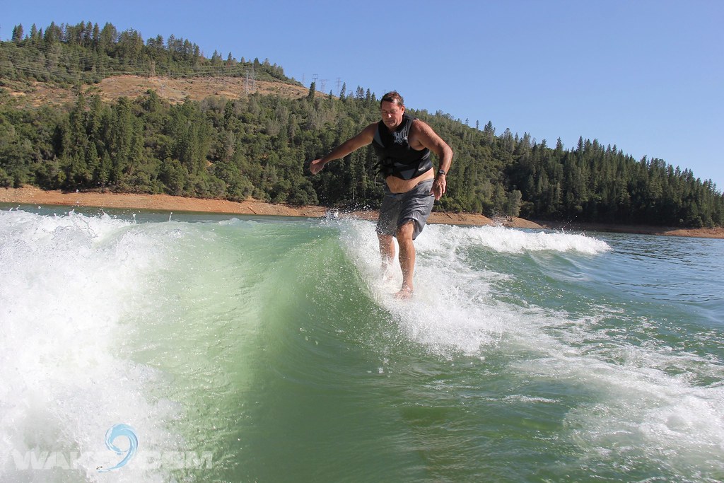 Longboard Fun Wakesurfing