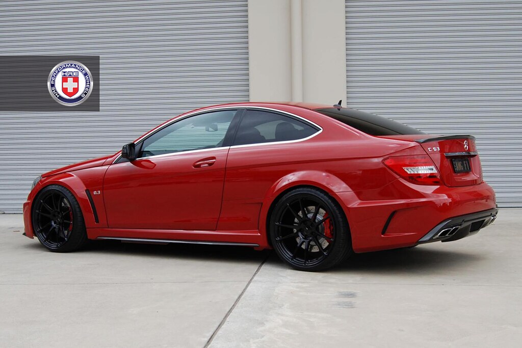 Down under Red Mercedes C63 Black Series on HRE P44SC Forums