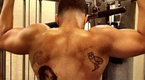 WTF!!! Lil' Wayne Gets "Baked" Tattoo on His Forehead and Drake Gets