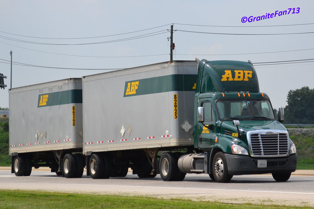ABF Freight Freightliner Cascadia with Doubles a photo on Flickriver