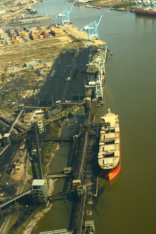 GMC Monitoring Flight Mobile, Al to Gulfport, MS Part I Coal Export and Terminals SkyTruth