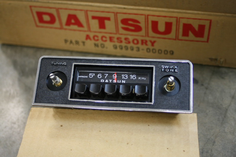 NOS Datsun AM Radio installation kit with 510 antenna The 510 Realm