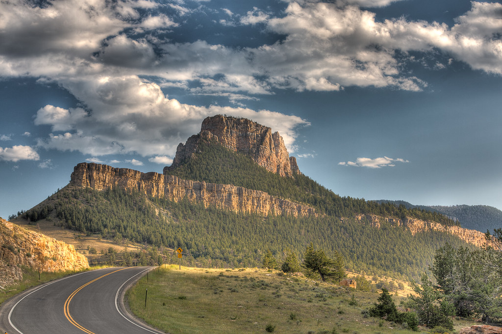 Elevation map of Park County, WY, USA Topographic Map Altitude Map