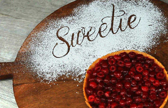 powdered sugar stencils DIY Flickr Photo Sharing!