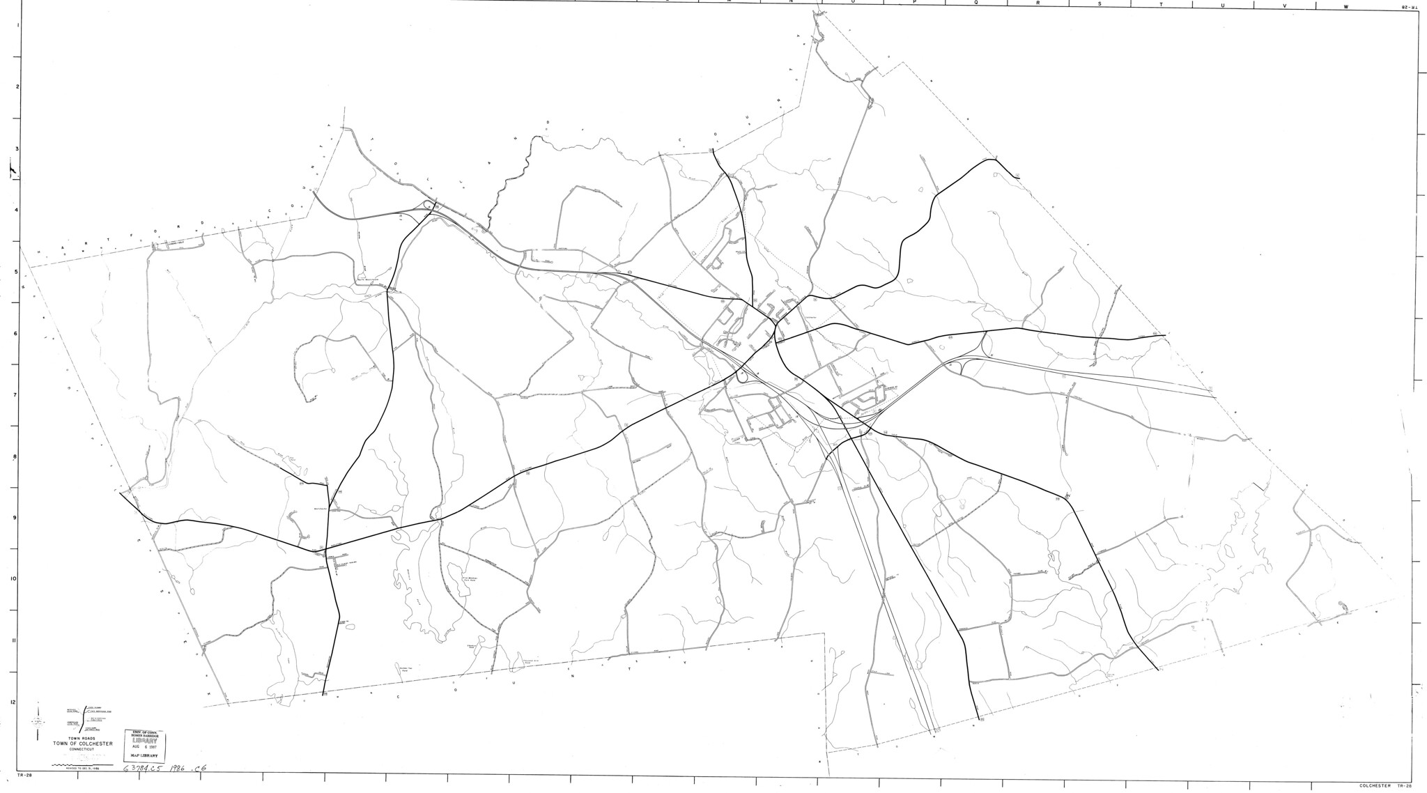 Town roads, town of Colchester CT 1986 Description Full … Flickr
