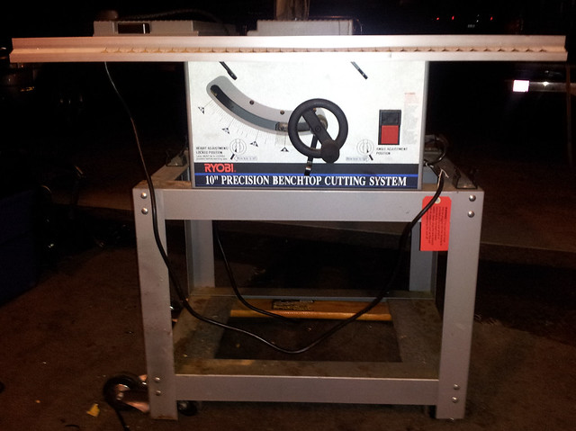 Ryobi 10" Precision Benchtop Cutting System Table Saw TRADES
