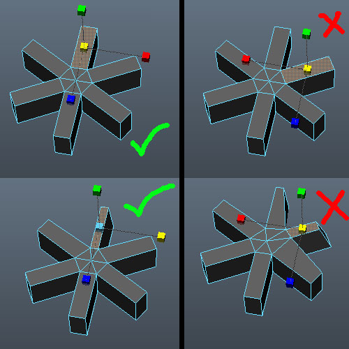 [Maya] Extruding Faces Along Their Local Axis 3D Gumshoe
