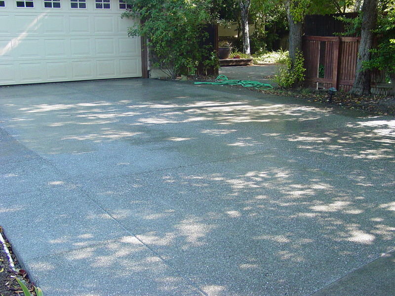 Pea Gravel Exposed Aggregate Driveway Solano County Yolo County