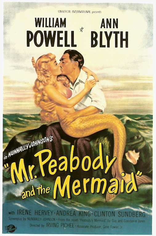 Mermaids! and...this tea party gives me the willies. (1948 and 1960s