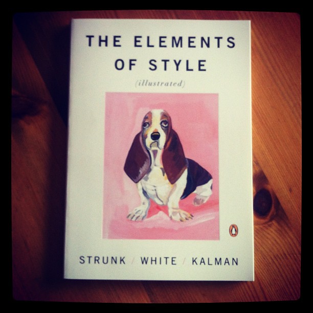 Headphonaught's Nanolog New book "The Elements of Style" by Strunk