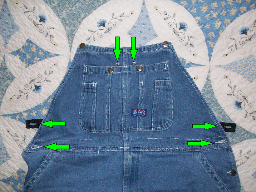 How to carry a pistol for CC while wearing overalls?