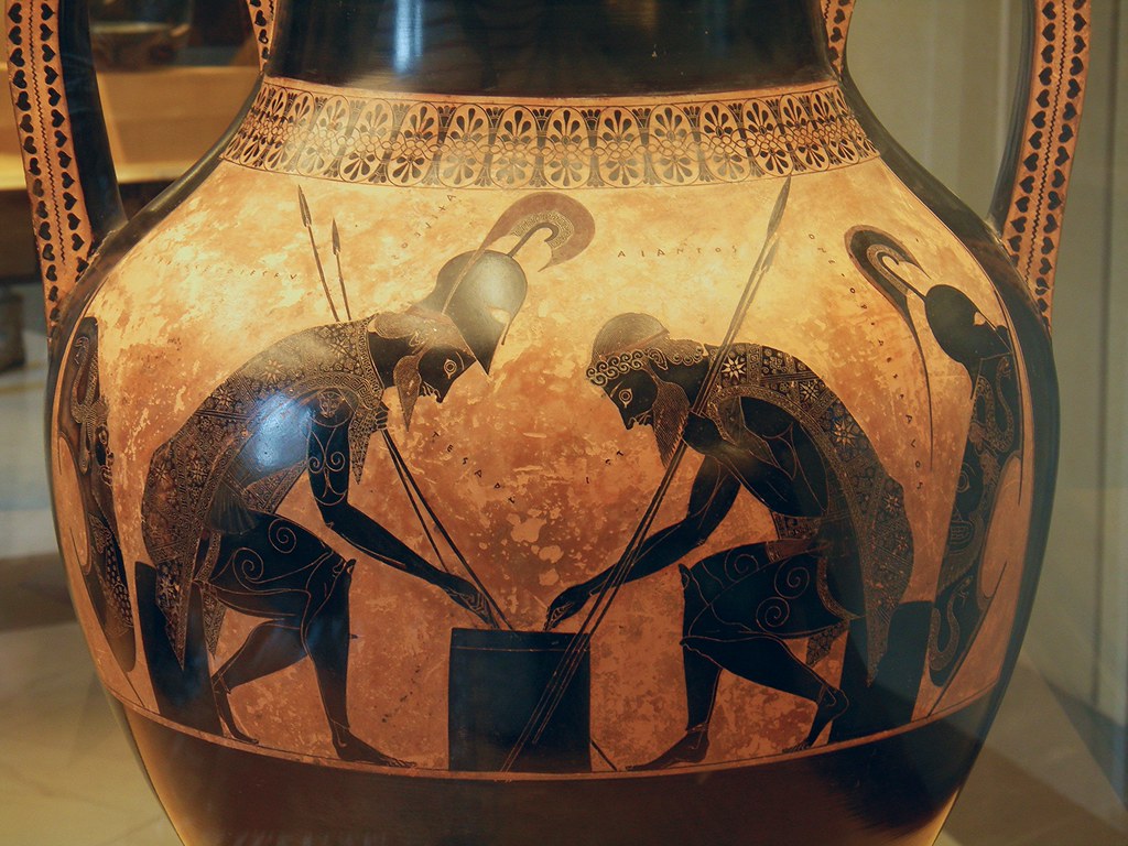 Attic blackfigure amphora signed by Exekias as both paint… Flickr