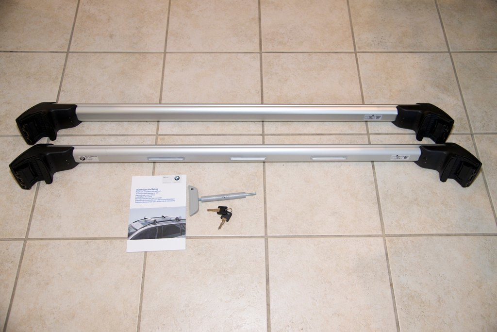 BMW X5 E70 OEM Base Support System/Roof Rack Cross Bars
