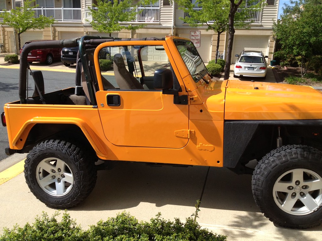 Wrangler (TJ) Before and After Paint Job