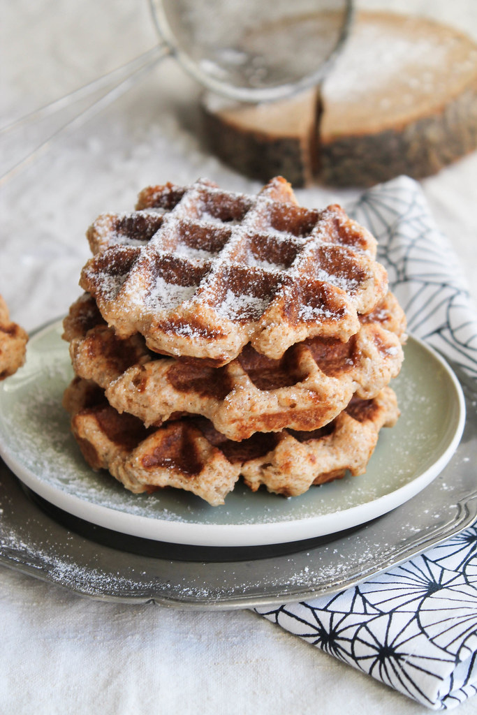 Gaufre de Liège au levain {sans lait} aime & mange