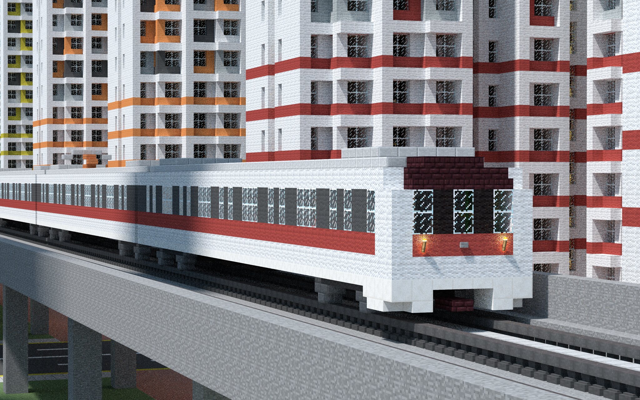 MTR Hong Kong CNR Changchun EMU Minecraft Map