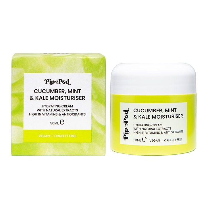 Pip & Pod Cucumber Mint &Kale Hydrating Cream 50ml Holland & Barrett