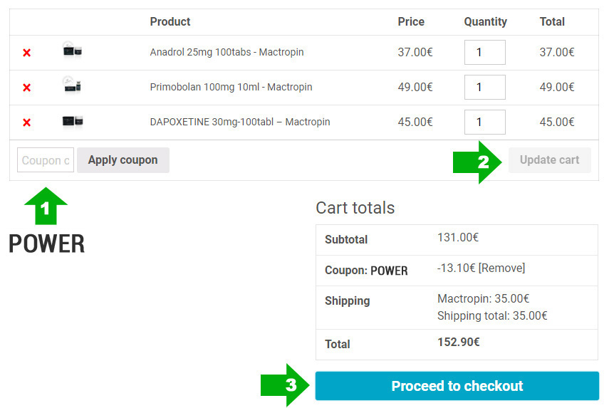 DISCOUNT 10 COUPON CODE POWER