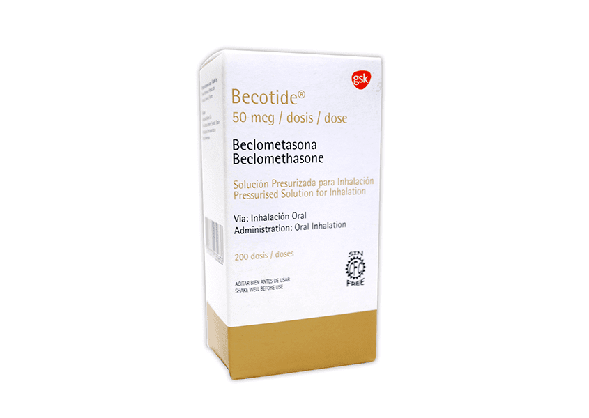 BECOTIDE INH.50 MCG X 200 DOSIS Farmacia La Buena