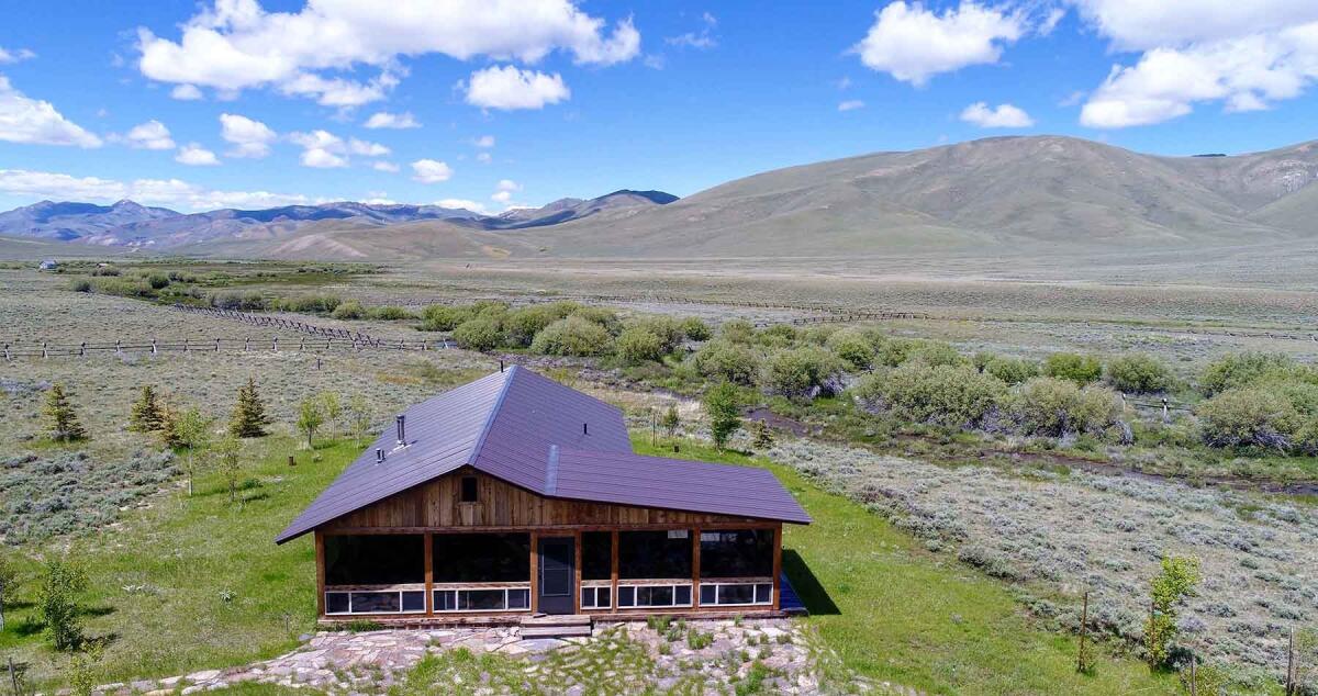 Copper Basin Cabin for Sale in Sun Valley, ID Custer County Farm