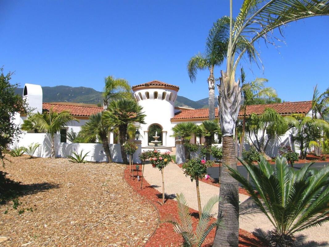 Santa Barbara ranch guest house avocados horse facilities Santa