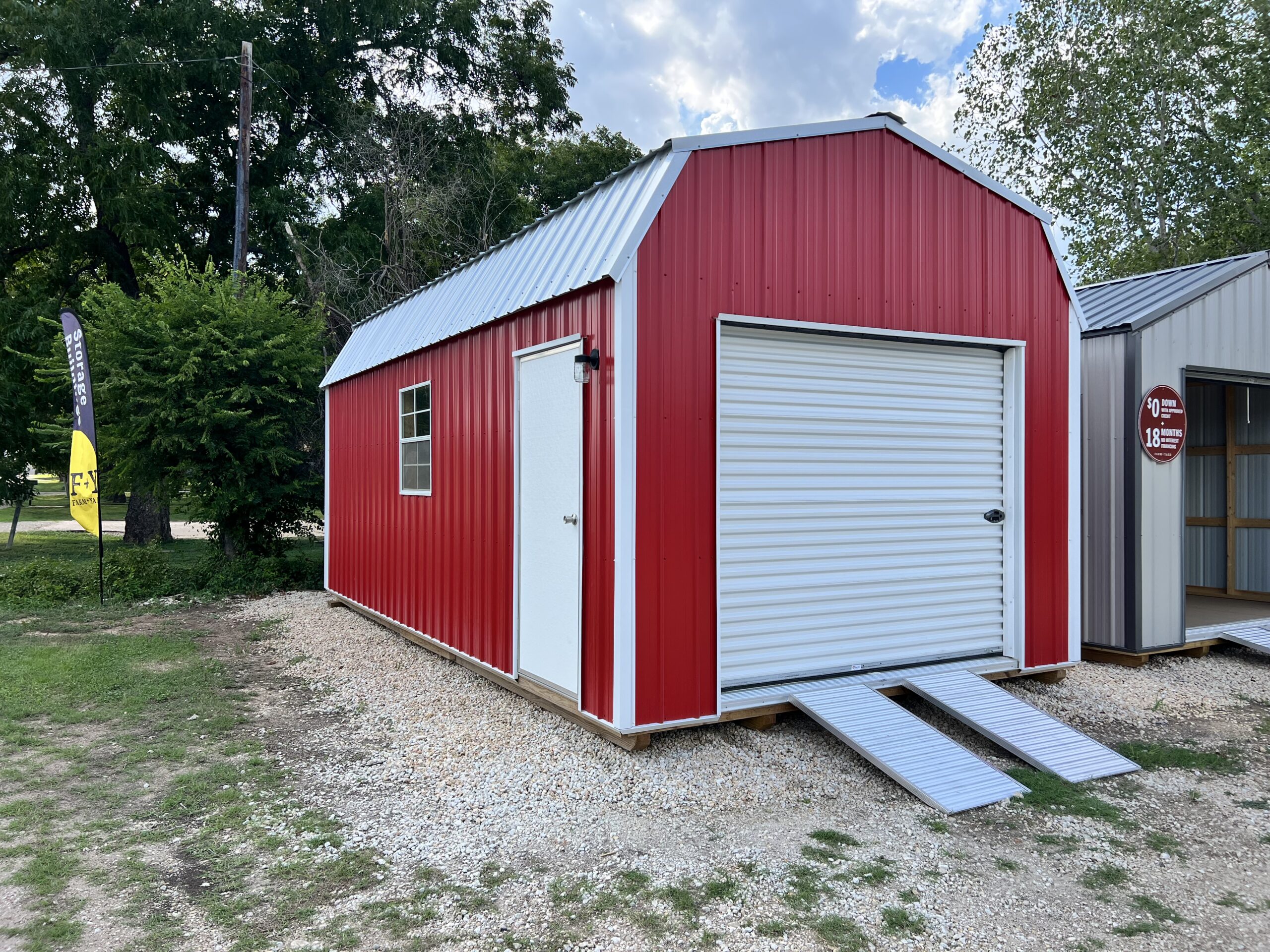 Lofted Barn Tall Metal Shed Built to Last FARM + YARD Texas