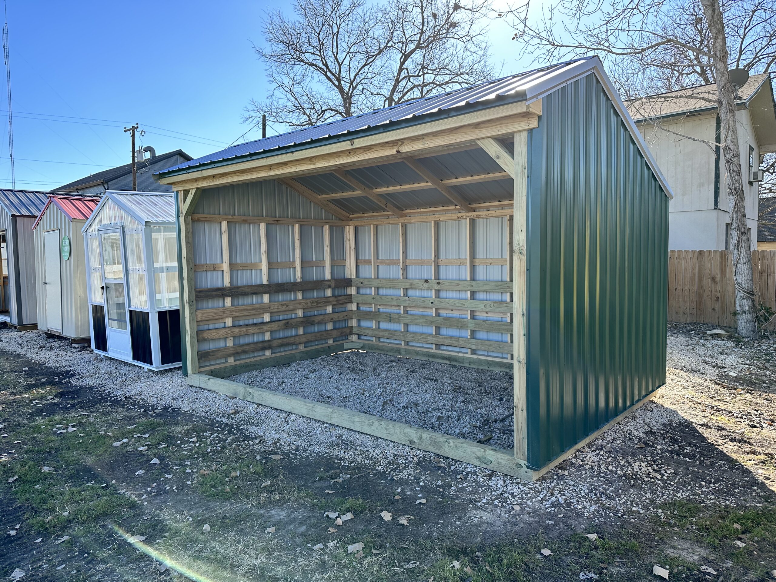 Loafing or Run In Shed Built to Last FARM + YARD of Texas