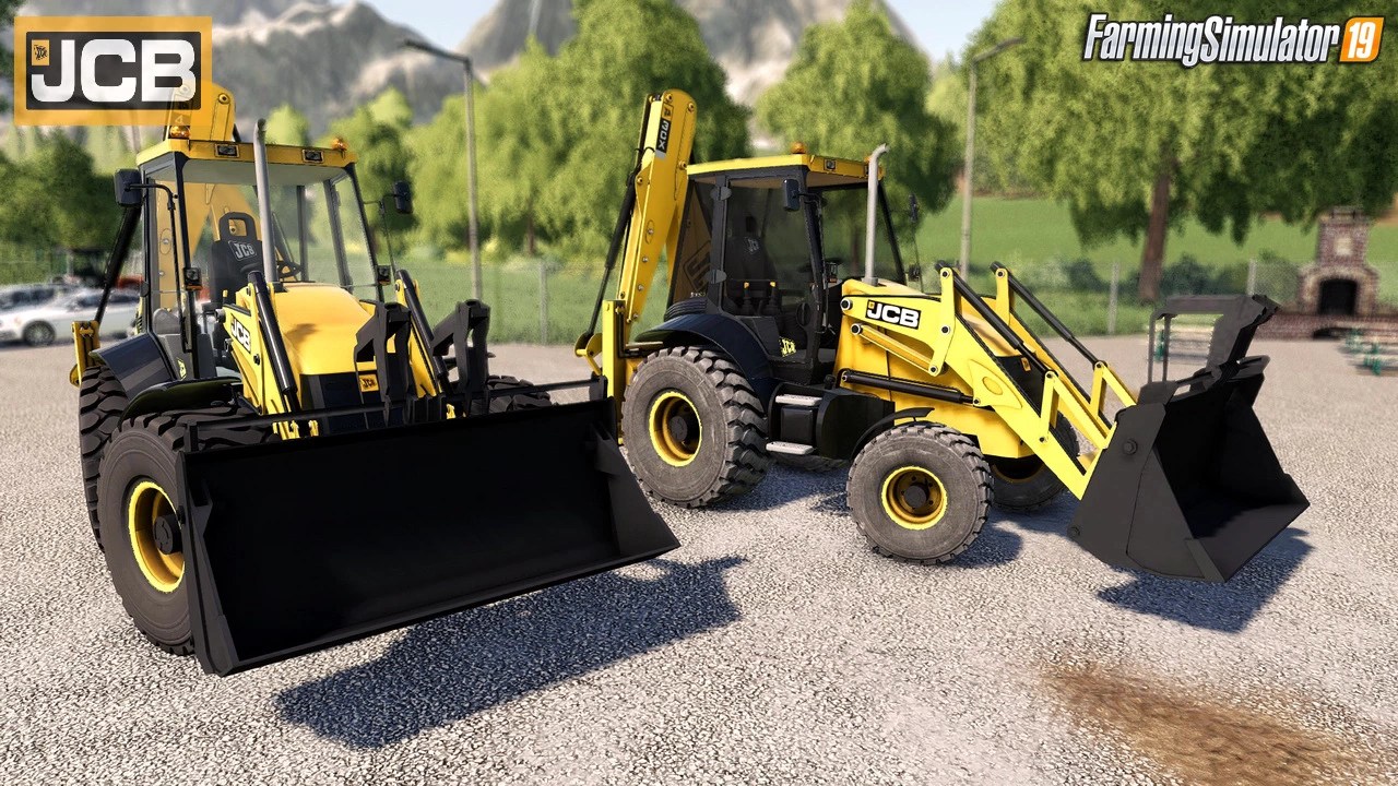 Backhoe Loader JCB 3CX & 4CX Eco v1.0 for FS19 By Chata