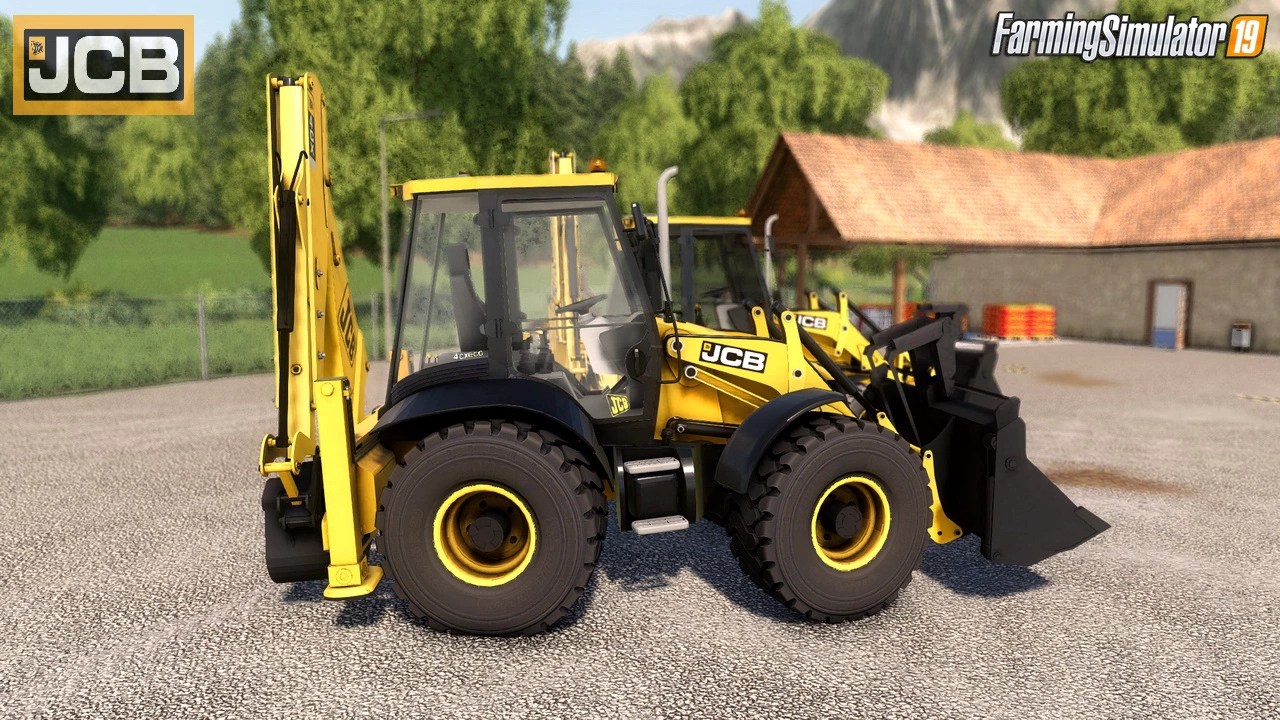 Backhoe Loader JCB 3CX & 4CX Eco v1.0 for FS19 By Chata