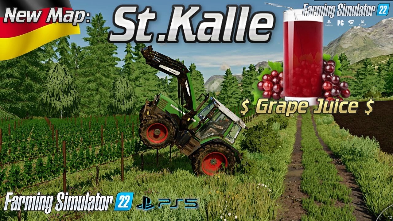 St. Kalle Map v1.2 for FS22 By Ka77e