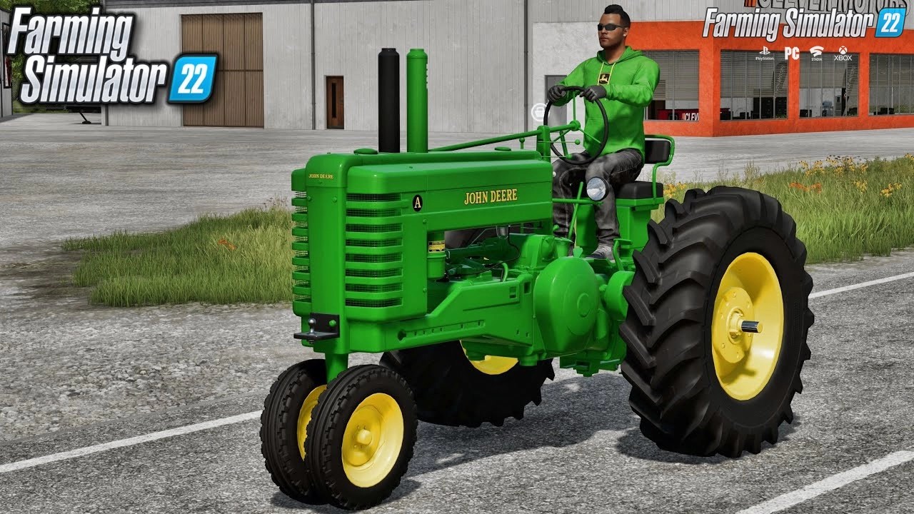 John Deere A Tractor v1.0.0.1 for FS22 By EY Modding