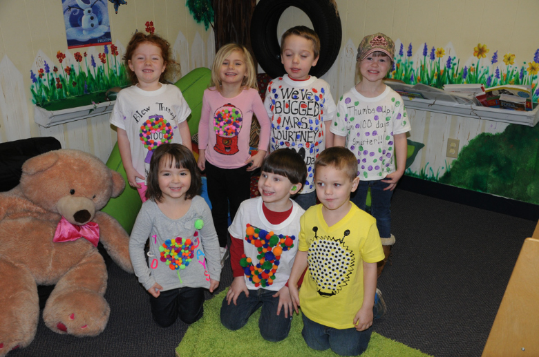 Tarkio RI students celebrate 100th Day of School