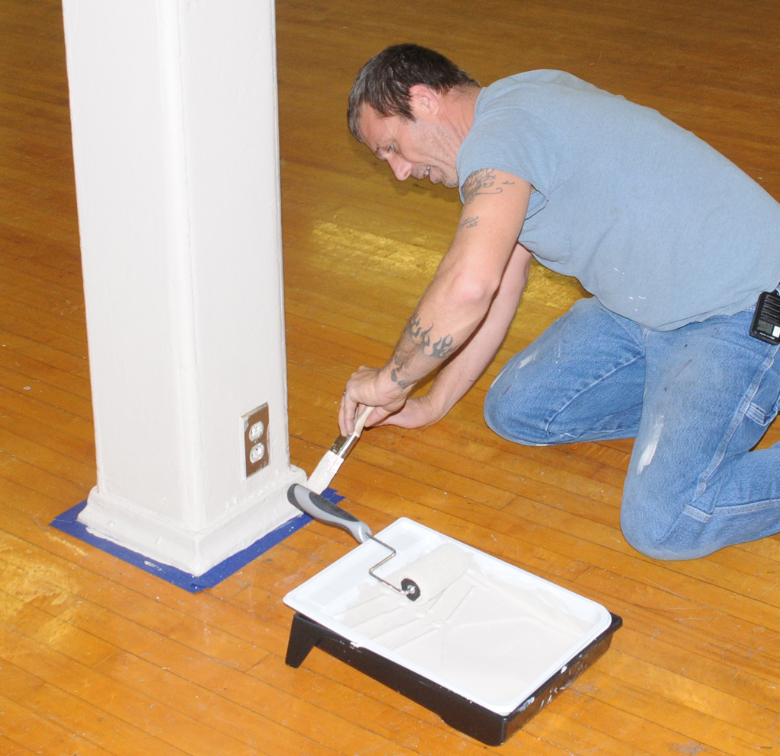 Tarkio Community Building gets a fresh coat of paint