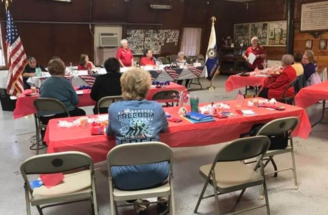 American Legion Auxiliary Unit 199 meeting