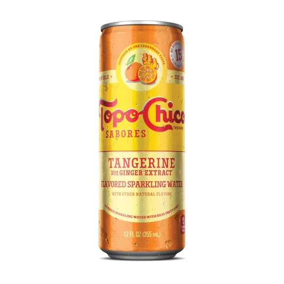 Topo Chico Sabores Tangerine with Ginger Extract (12 oz) La Grange