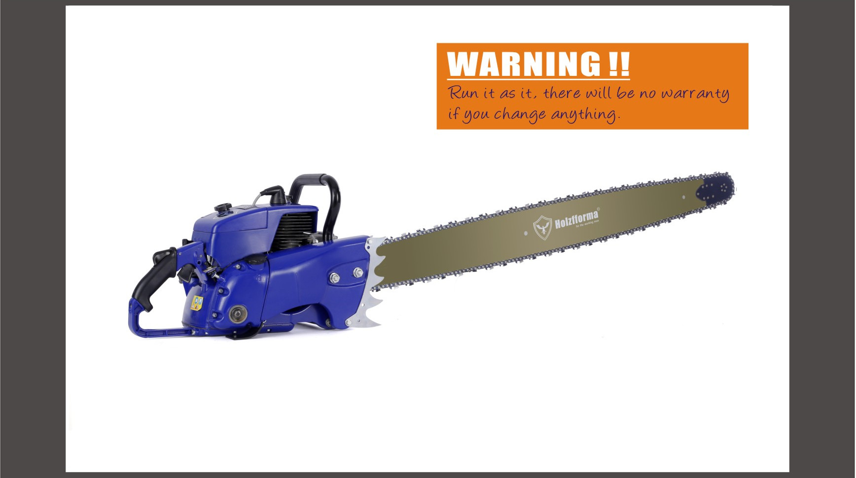 105cc Holzfforma Blue Thunder G070 Gasoline Chain Saw