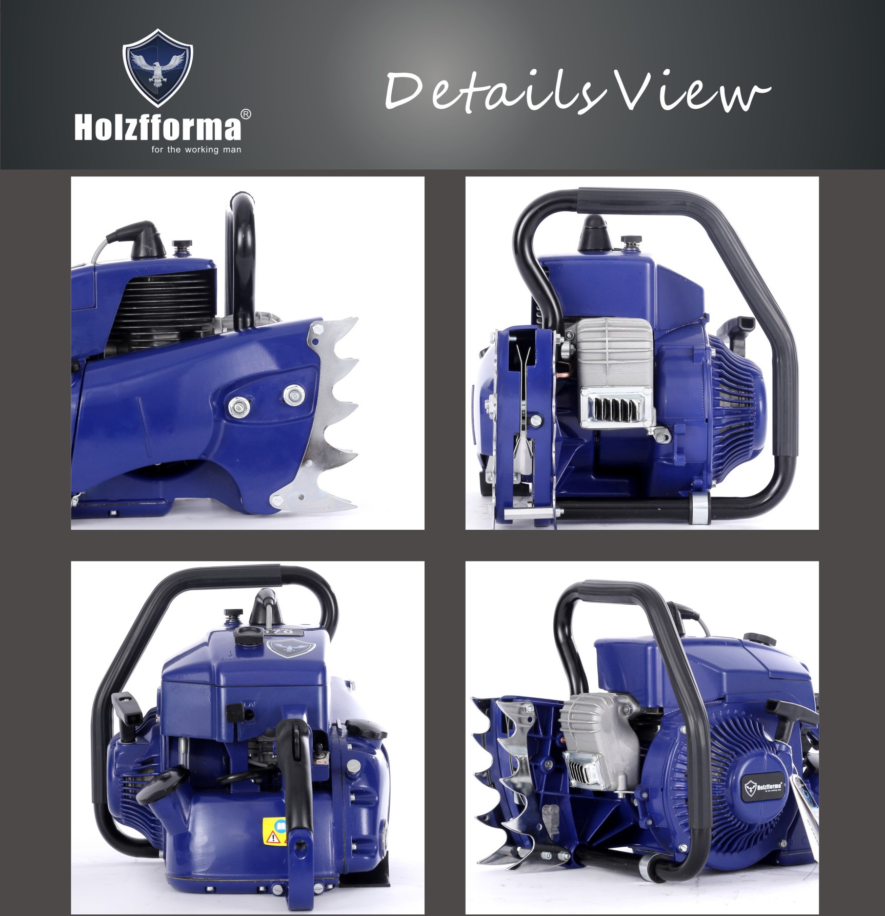 105cc Holzfforma Blue Thunder G070 Gasoline Chain Saw