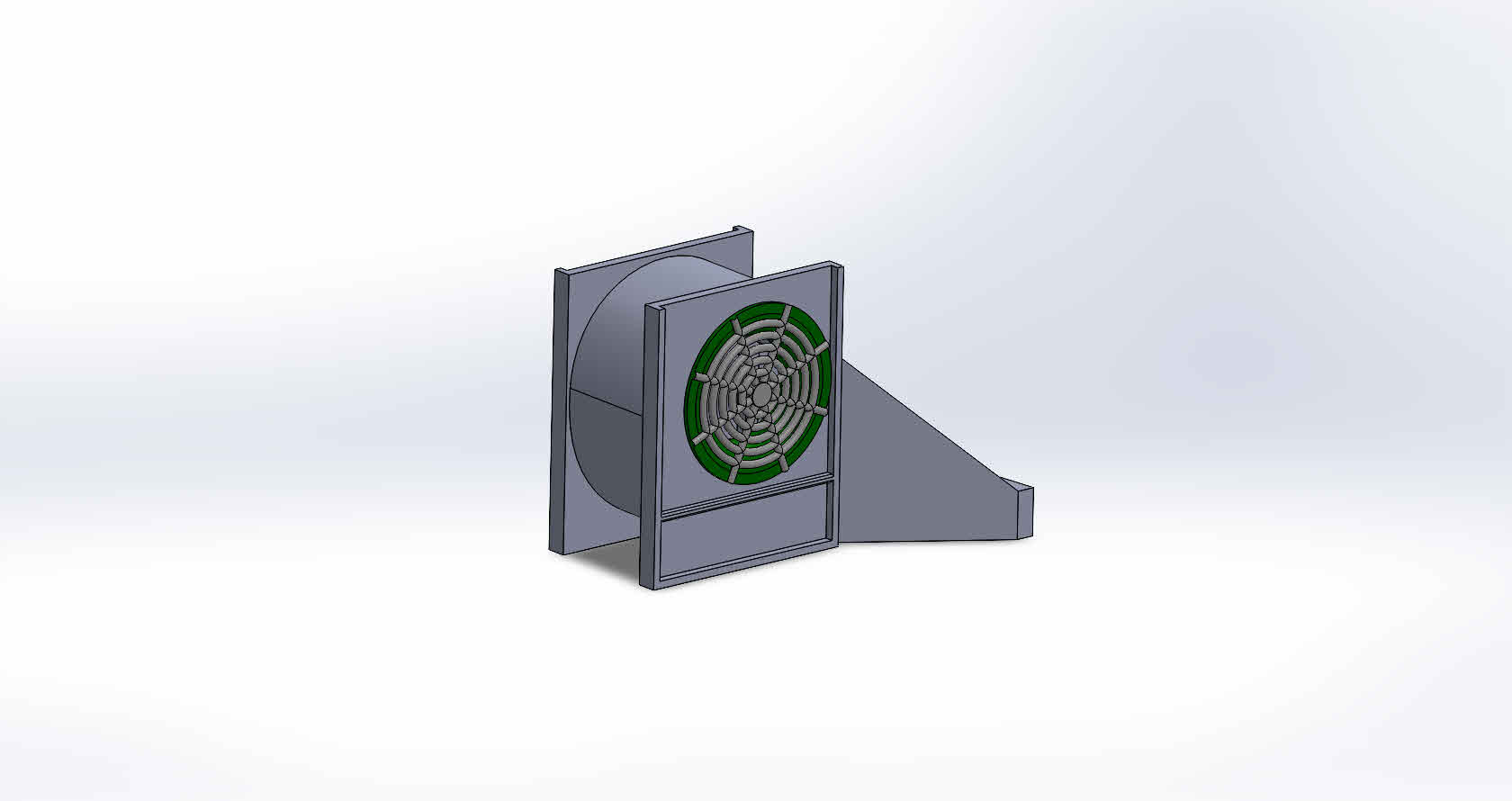 HO Grain Bin Centrifugal Fan Kit Farm Factor 3D