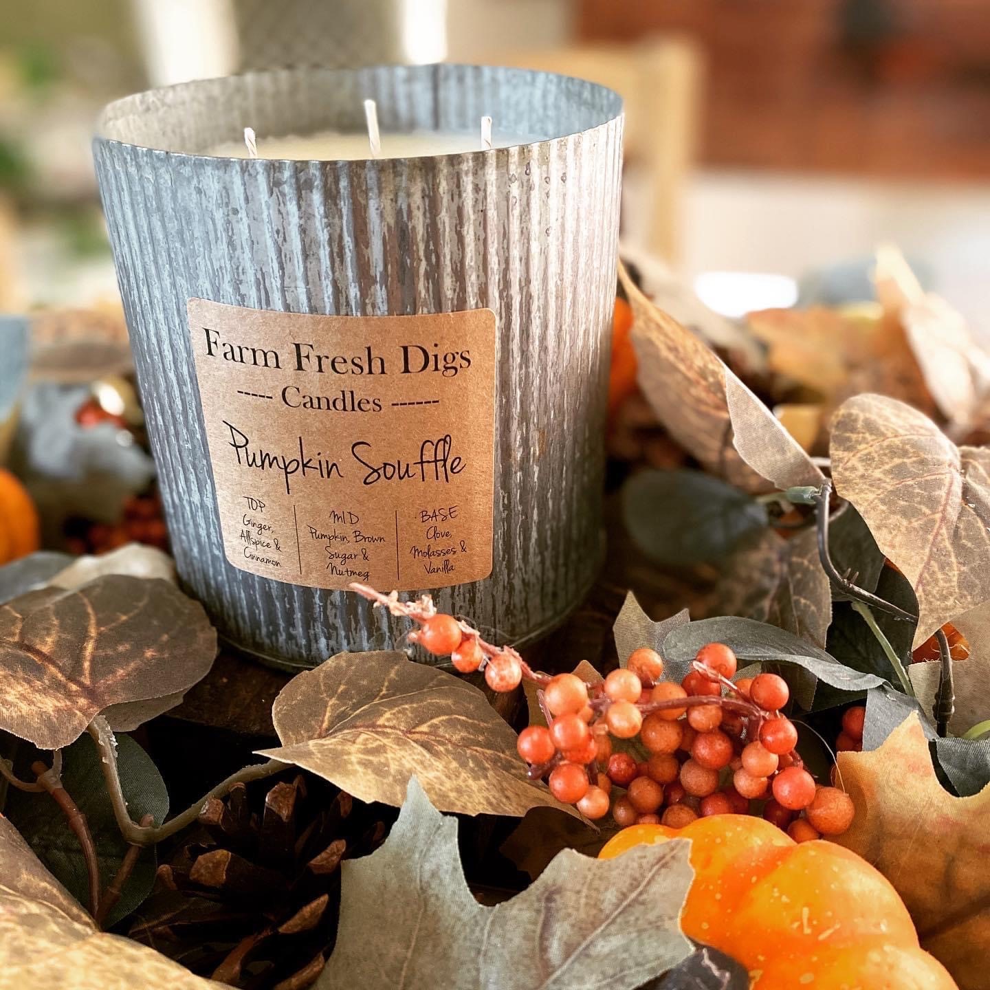 Farm Fresh Digs Candles and Rustic Home Decor